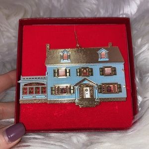 Bing & Grøndahl 3D Mini Dollhouse 24KT Gold Finish Xmas Ornament Decoration 1920